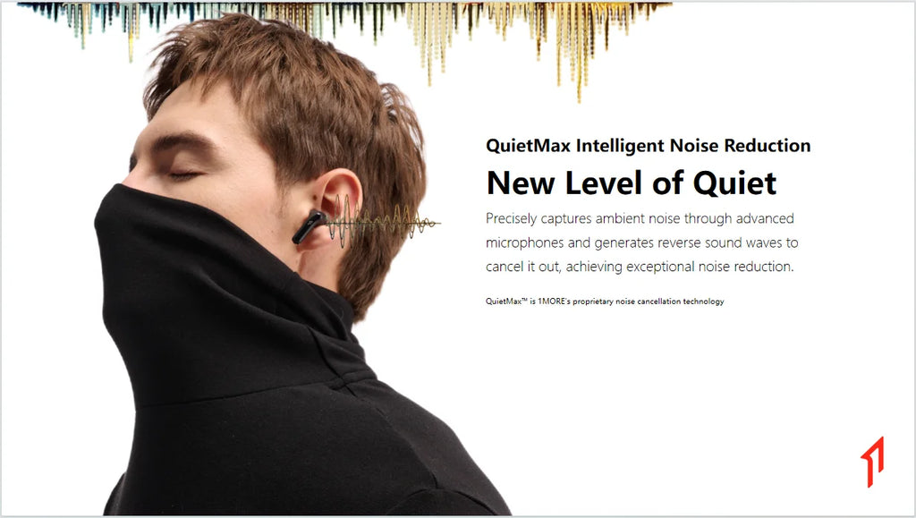 1MORE Q21 Wireless Ear buds TWS Active Noise Cancelling flash-sale Bluetooth Headset headphones penetration