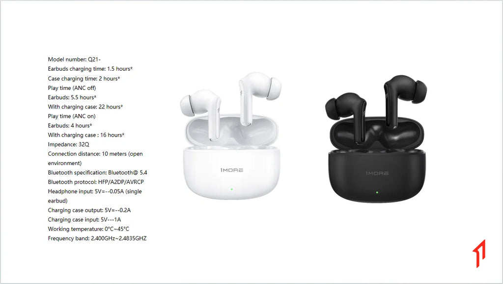 1MORE Q21 Wireless Ear buds TWS Active Noise Cancelling flash-sale Bluetooth Headset headphones penetration