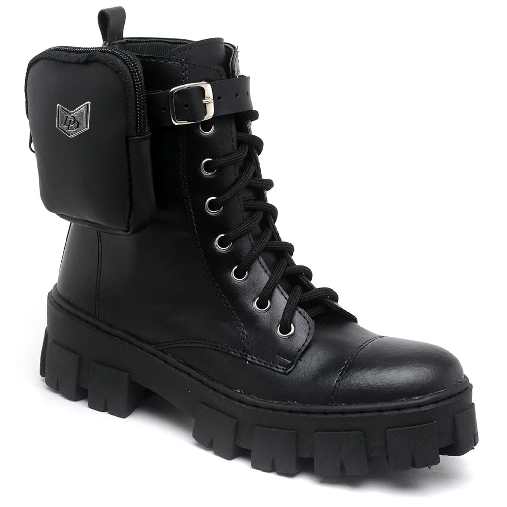 Women's Casual Autumn Winter Lisa Short Top Boot with Treated Square High Heel