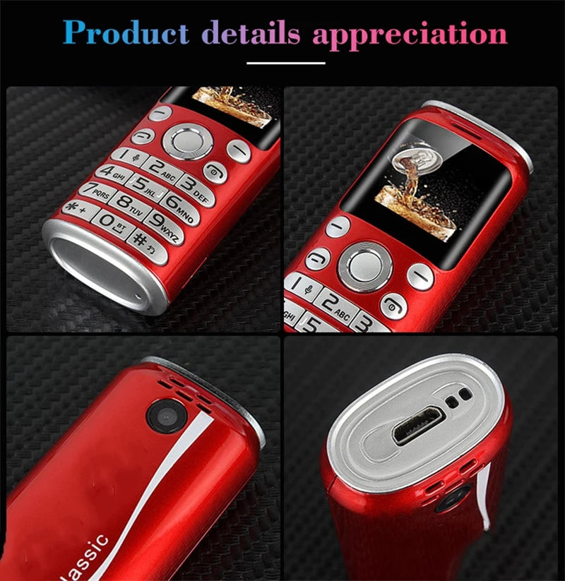 Unlocked Super Mini Small Mobile Phone,Dual Sim,Bluetooth Dialer,1.0 Inch,Mini Telephone,MP3 MP4,Smallest CellPhone