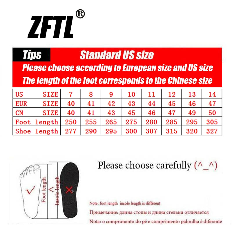 ZFTL NEW men's Basic boots crazy horse skin leather handmade men's lager size Casual shoes men's lace-up Ankle boots 2025 new