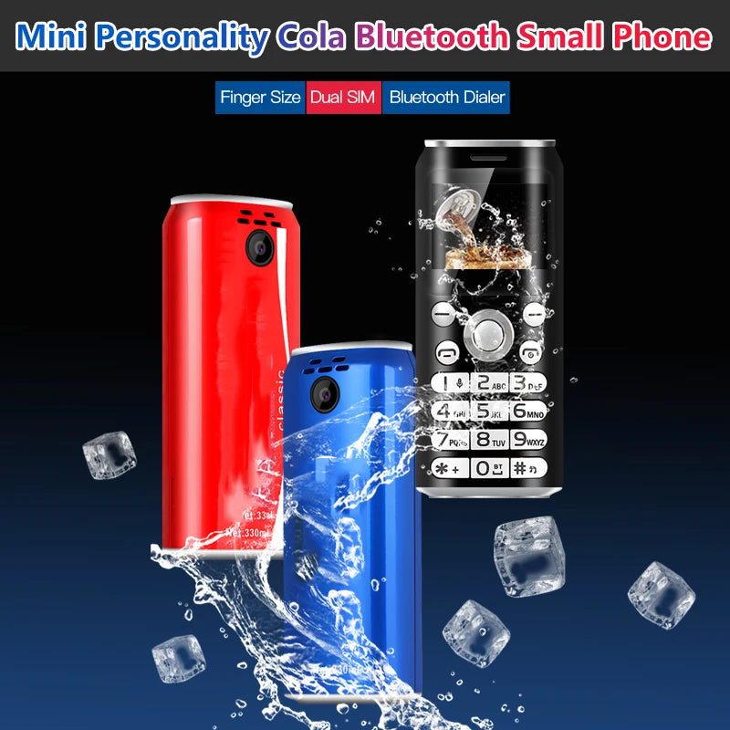 Unlocked Super Mini Small Mobile Phone,Dual Sim,Bluetooth Dialer,1.0 Inch,Mini Telephone,MP3 MP4,Smallest CellPhone