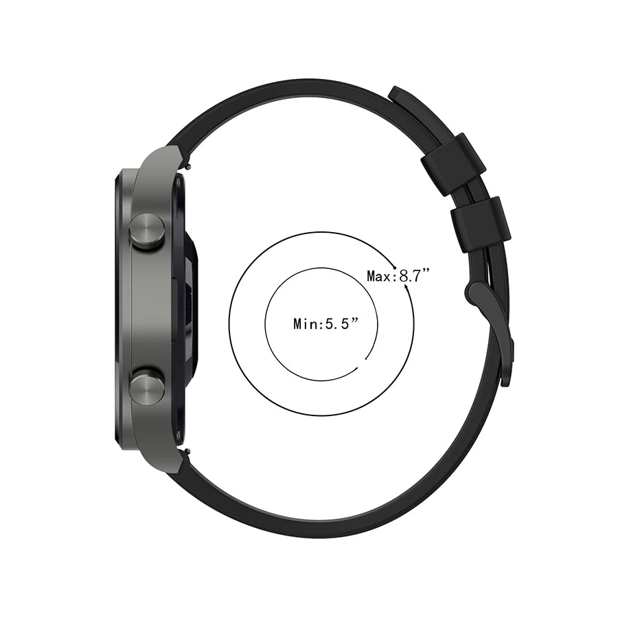 22mm Silicone Strap for Huawei Watch GT 2 Pro GT3 46MM Replaceable Wrist Bracelet Watchbands for Huami Amazfit GTR 3 Pro correa