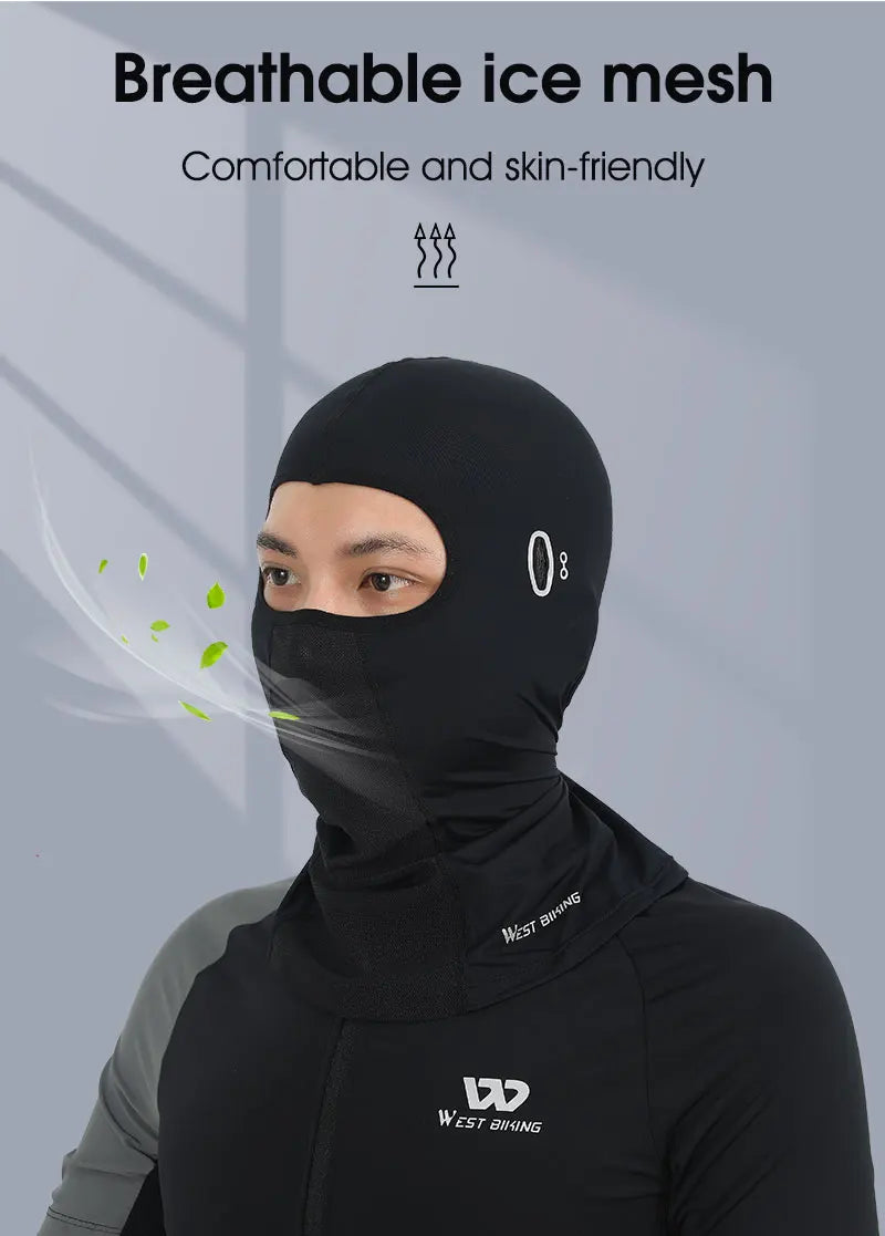 WEST BIKING Full Face Mask Warm Winter Scarf Balaclava Helmet Liner Fishing Skiing Hiking Bike Mask Windproof Breathable Headgea