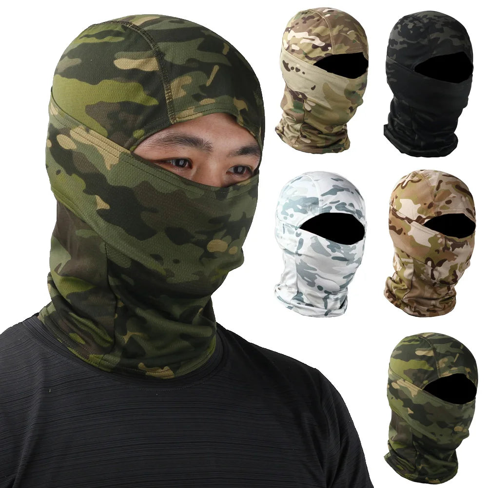 Tactical Camouflage Balaclava Full Face Mask Wargame CP Tactical Hat Hunting Bicycle Cycling  Multicam Bandana Neck Gaiter