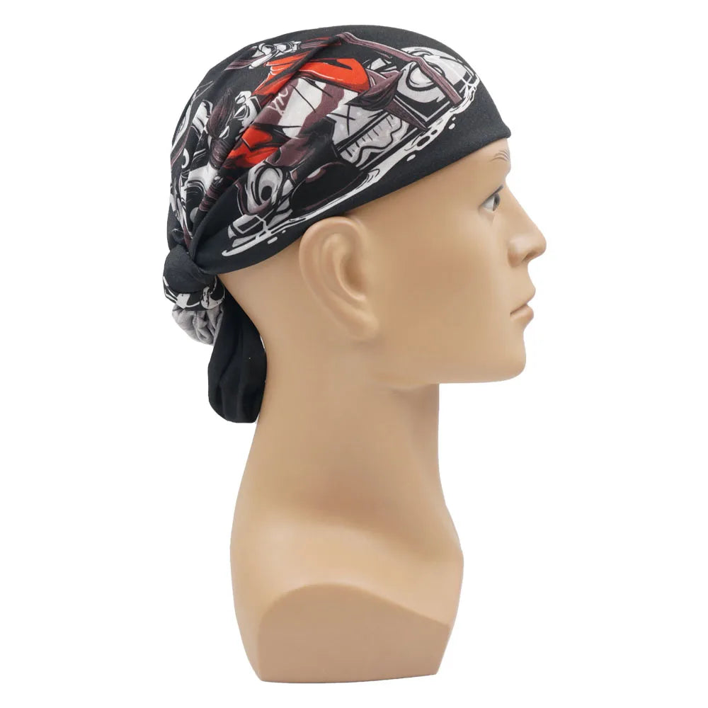 Cycling Face Mask Headwear Halloween Skull Wrap Scarf Warm Washable Headband Breathable Running Bandana Outdoor Sports Equipment