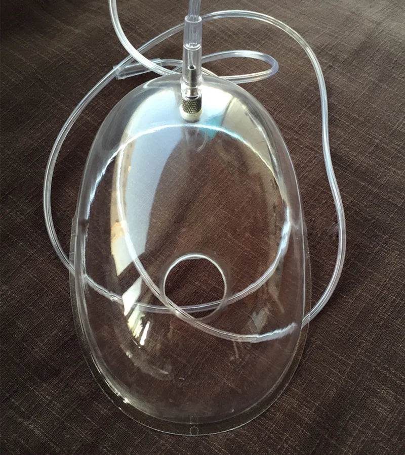 Oxygen Injector Full Face Mask For Face Skin Beauty SPA Transparent Whole Face Cover For Oxygen Injector Oxygen Concentrator