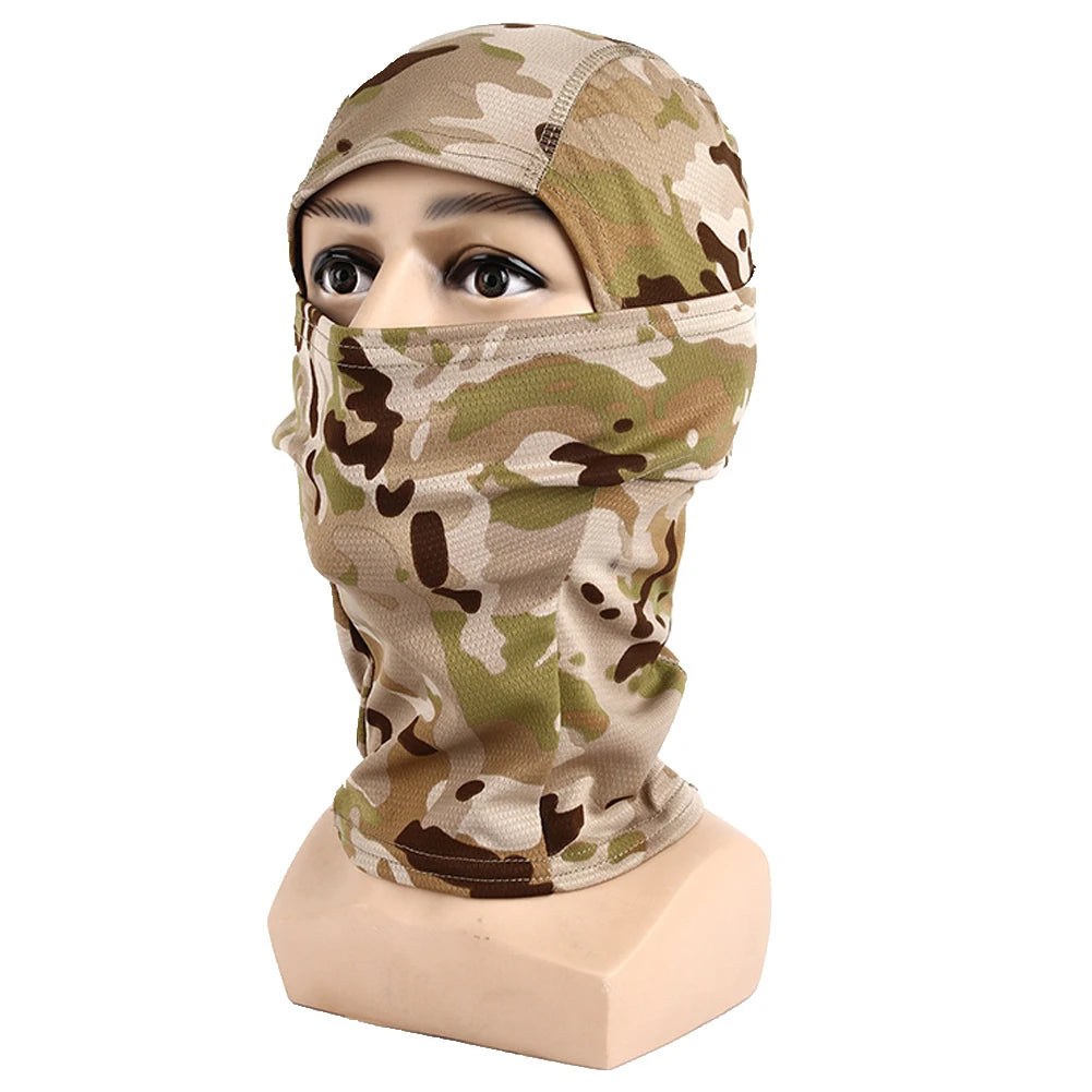 Tactical Camouflage Balaclava Full Face Mask Wargame CP Tactical Hat Hunting Bicycle Cycling  Multicam Bandana Neck Gaiter