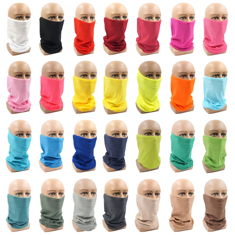 Cycling Face Mask Headwear Halloween Skull Wrap Scarf Warm Washable Headband Breathable Running Bandana Outdoor Sports Equipment