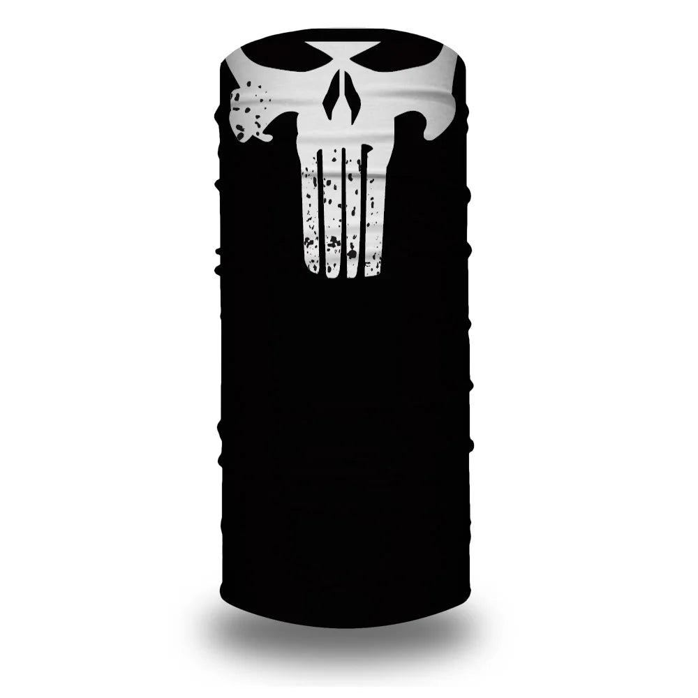 Cycling Face Mask Headwear Halloween Skull Wrap Scarf Warm Washable Headband Breathable Running Bandana Outdoor Sports Equipment