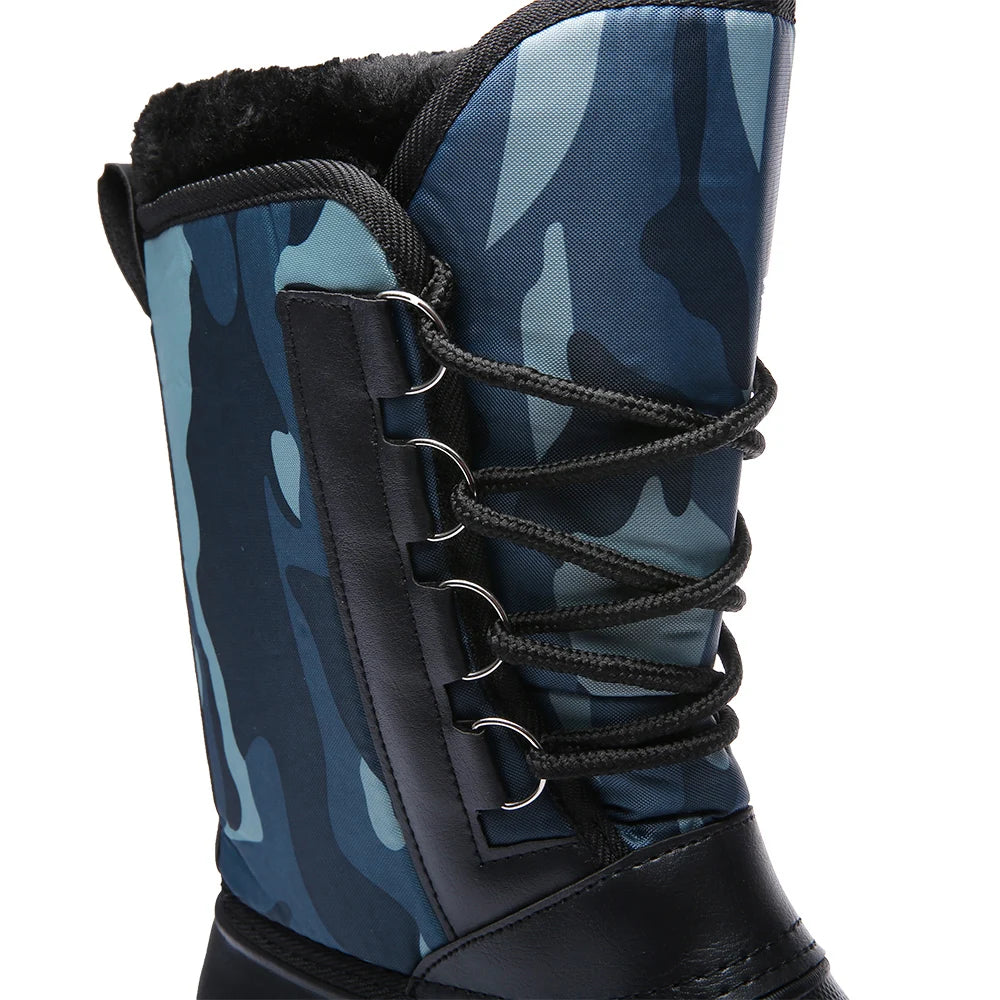 Men Winter Boots Warm Waterproof Sneakers 2025 Outdoor Activities Fishing Snow Work Boots Male Footwear Men Shoes Fishing Boots