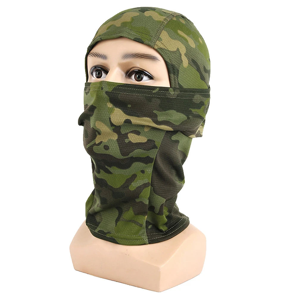 Tactical Camouflage Balaclava Full Face Mask Wargame CP Tactical Hat Hunting Bicycle Cycling  Multicam Bandana Neck Gaiter