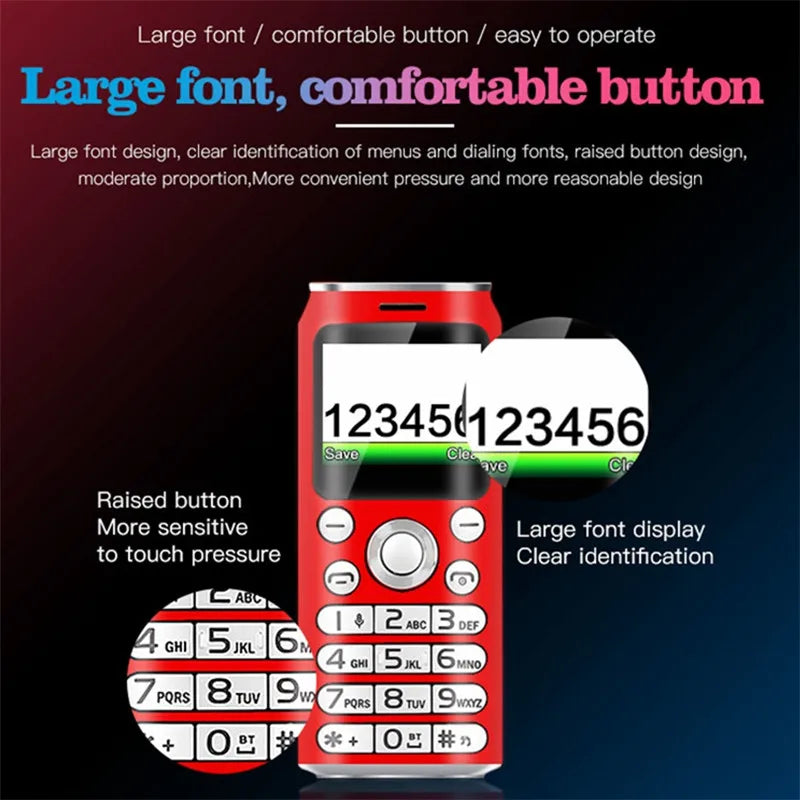 Unlocked Super Mini Small Mobile Phone,Dual Sim,Bluetooth Dialer,1.0 Inch,Mini Telephone,MP3 MP4,Smallest CellPhone