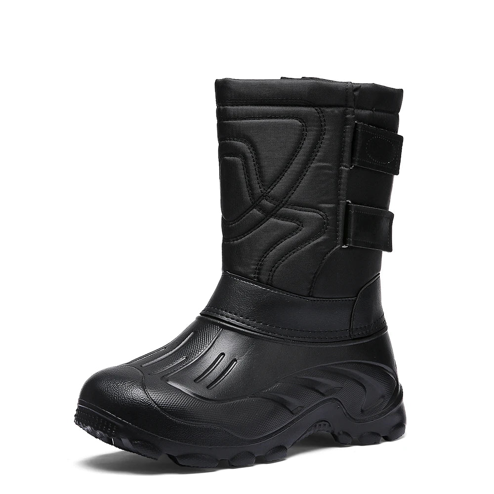 Men Winter Boots Warm Waterproof Sneakers 2025 Outdoor Activities Fishing Snow Work Boots Male Footwear Men Shoes Fishing Boots