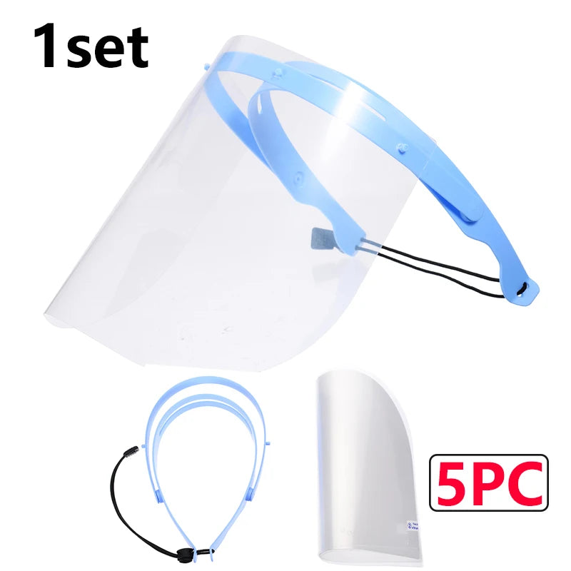 Dental Transparent Protective Face Mask Anti Splash Blocking Saliva Dustproof Replacement Covers Dentist Tools