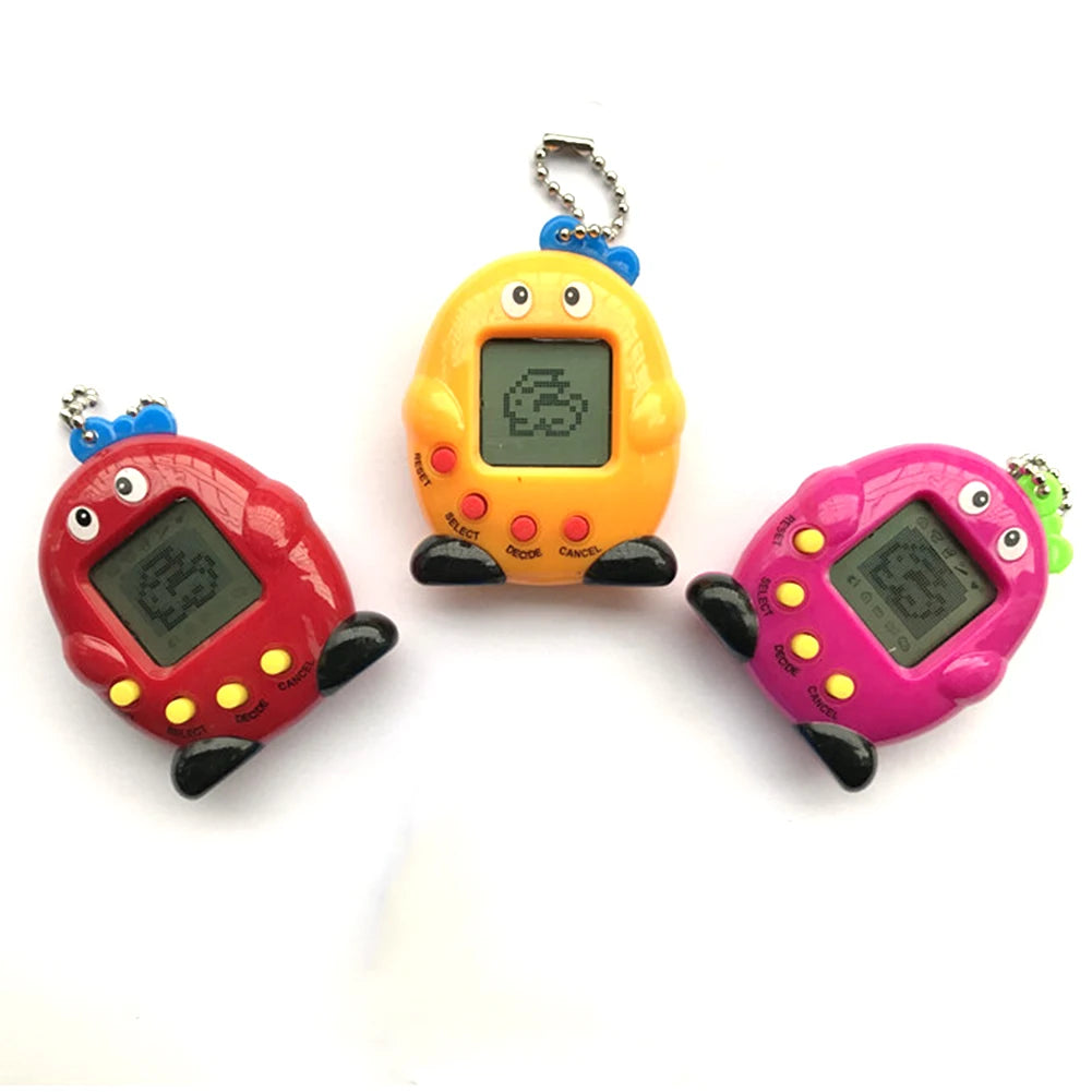 Creative Penguin Shaped Electronic Pet Game Toy 168 Pets In 1 Virtual Pet Electronic Toys Kids Funny Gifts E Pet Toy