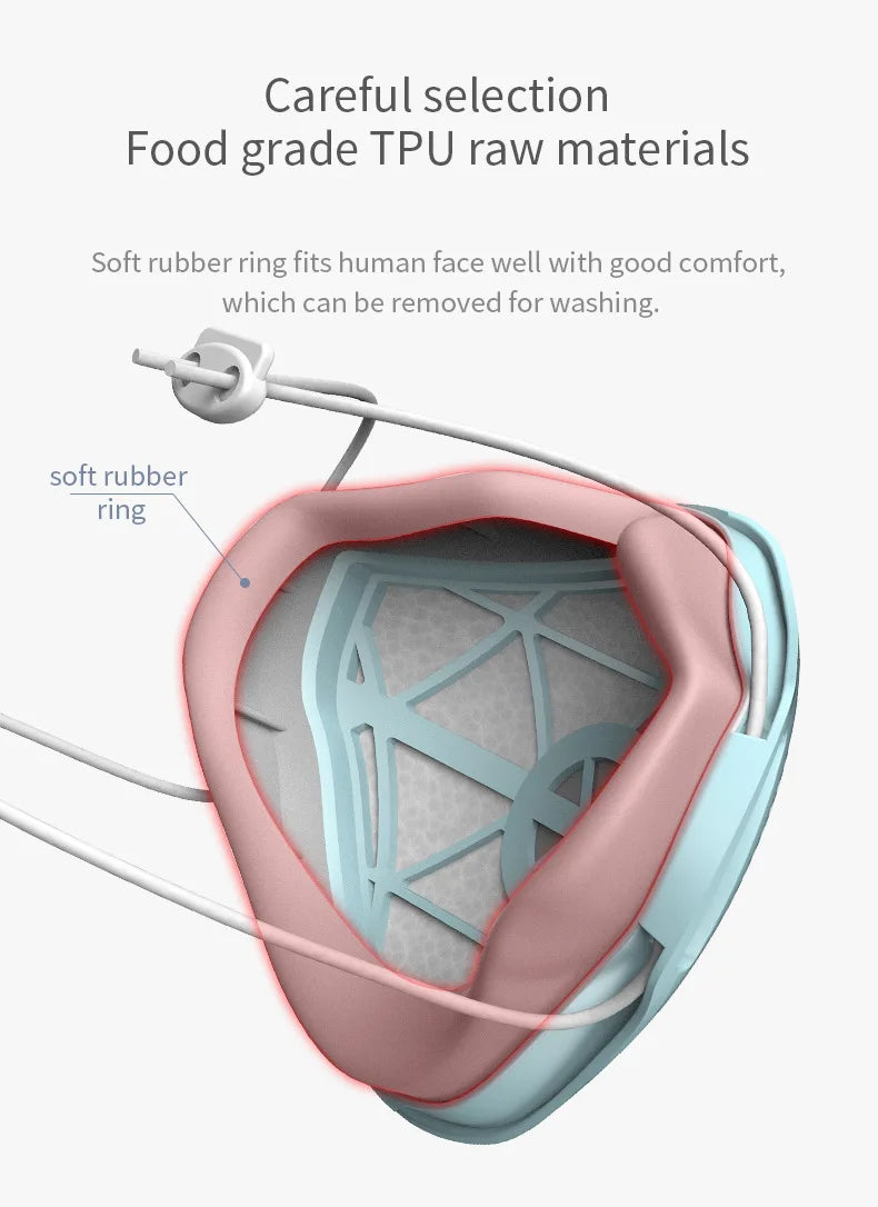 KN95 Face Mask With Breathing Valve Dust Masks With Valved Face Mask Face Equivalent to FFP2 close to FFP3 PM046