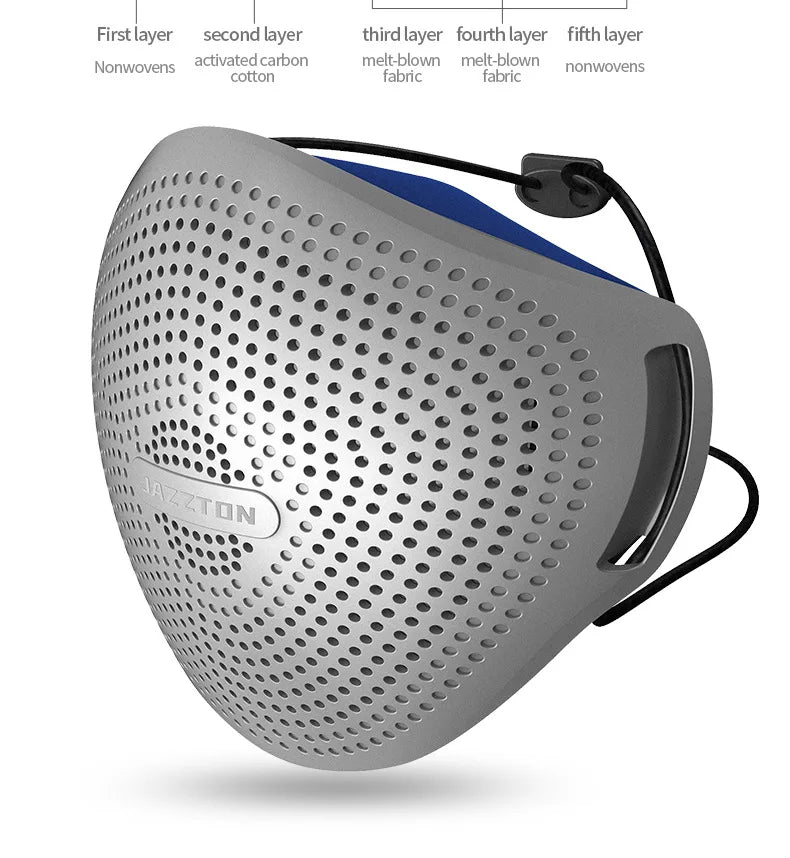 KN95 Face Mask With Breathing Valve Dust Masks With Valved Face Mask Face Equivalent to FFP2 close to FFP3 PM046