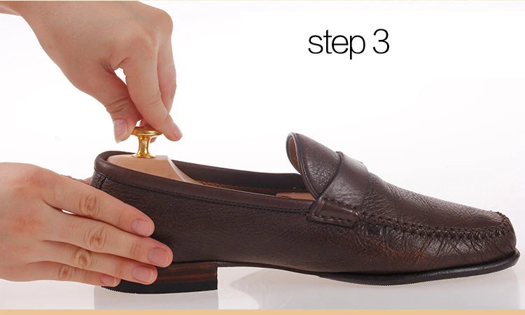 1 Pair High Quality Twin Tube Red Cedar Wood Adjustable Shoe Shaper Men's and Women's Shoe Tree Stretcher Keeper Anti-wrinkle