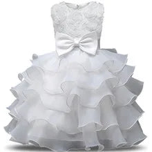 Baby Girls Princess Dress And Hairband 2Pcs Elegant Bow Toddler Girl 1 Years Birthday Party Lace Ball Gown Vestidos Kids Dresses