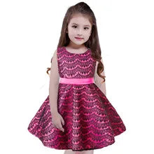 Baby Girls Princess Dress And Hairband 2Pcs Elegant Bow Toddler Girl 1 Years Birthday Party Lace Ball Gown Vestidos Kids Dresses