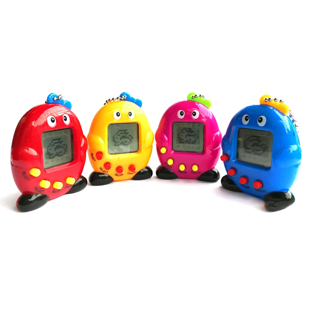 Creative Penguin Shaped Electronic Pet Game Toy 168 Pets In 1 Virtual Pet Electronic Toys Kids Funny Gifts E Pet Toy