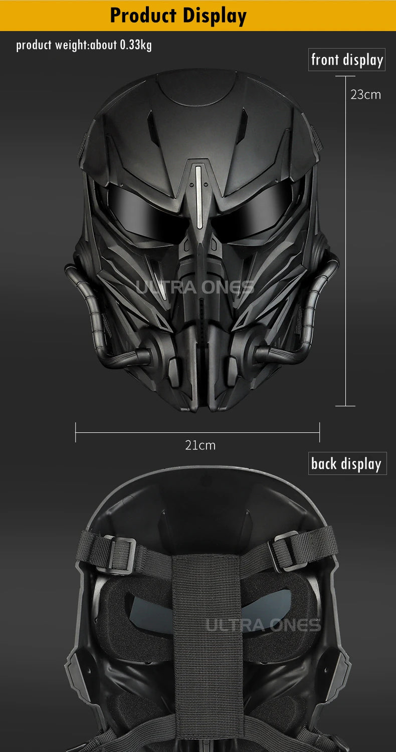 Tactical Full Face Mask Breathable Airsoft Paintball CS Wargame Sports Protective Mask Hunting Shooting Gear Accessoires