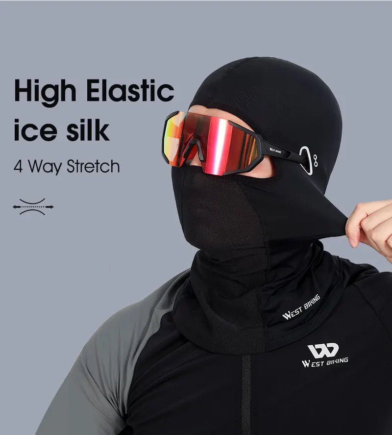 WEST BIKING Full Face Mask Warm Winter Scarf Balaclava Helmet Liner Fishing Skiing Hiking Bike Mask Windproof Breathable Headgea