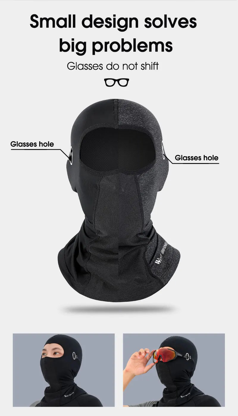 WEST BIKING Full Face Mask Warm Winter Scarf Balaclava Helmet Liner Fishing Skiing Hiking Bike Mask Windproof Breathable Headgea