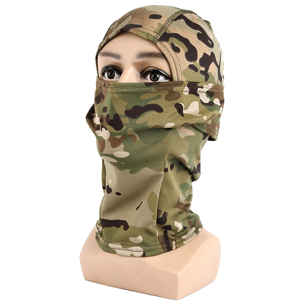 Tactical Camouflage Balaclava Full Face Mask Wargame CP Tactical Hat Hunting Bicycle Cycling  Multicam Bandana Neck Gaiter