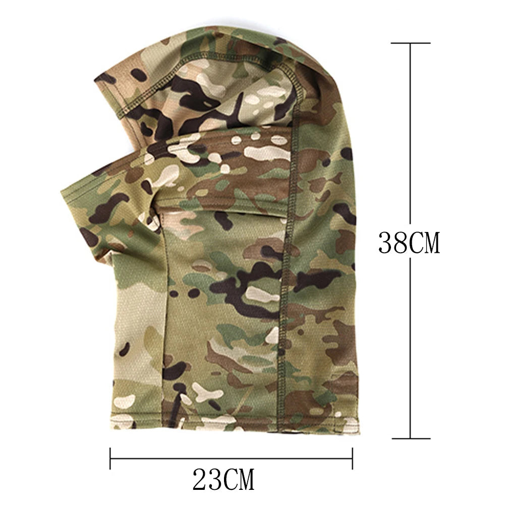 Tactical Camouflage Balaclava Full Face Mask Wargame CP Tactical Hat Hunting Bicycle Cycling  Multicam Bandana Neck Gaiter