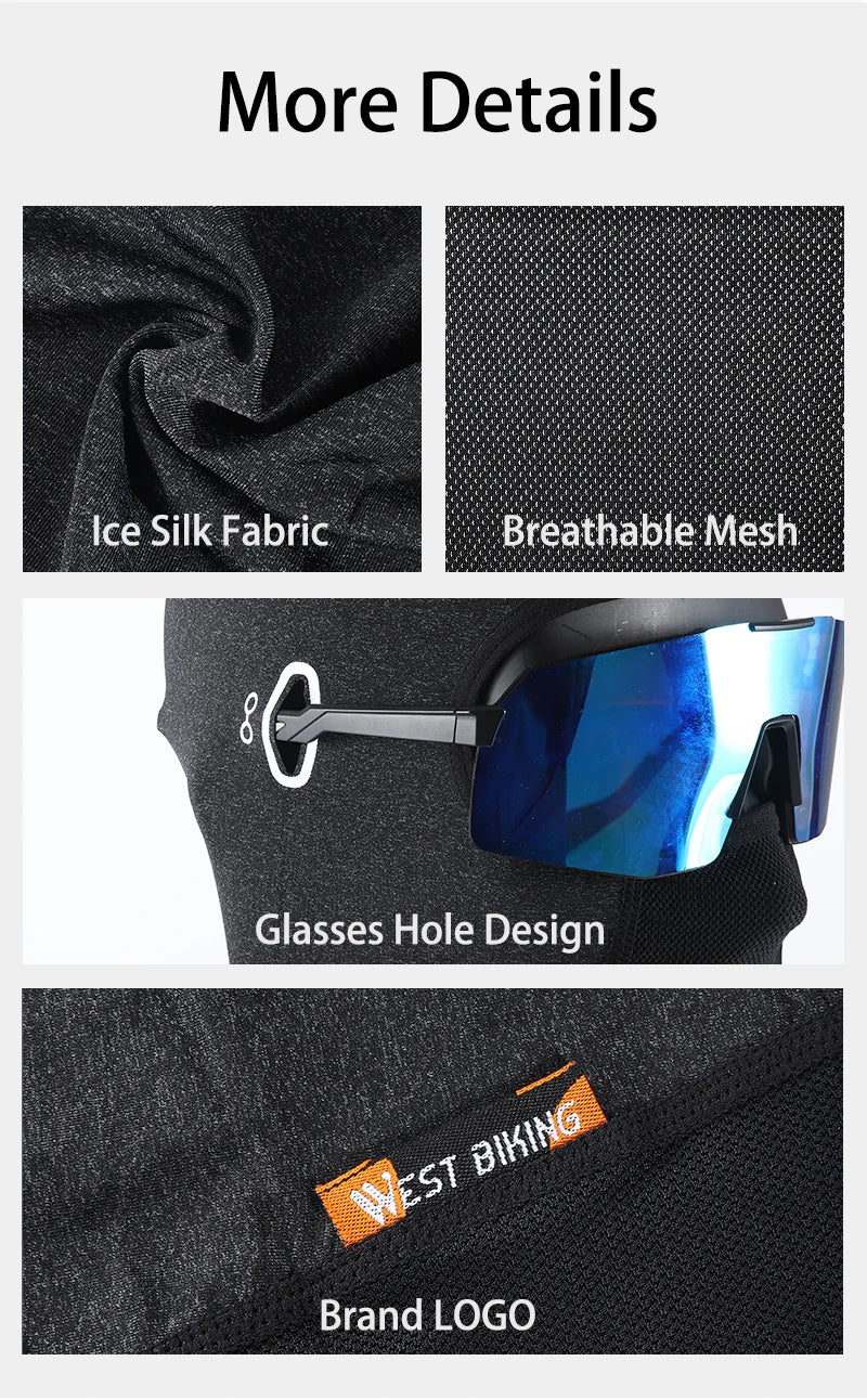 WEST BIKING Full Face Mask Warm Winter Scarf Balaclava Helmet Liner Fishing Skiing Hiking Bike Mask Windproof Breathable Headgea