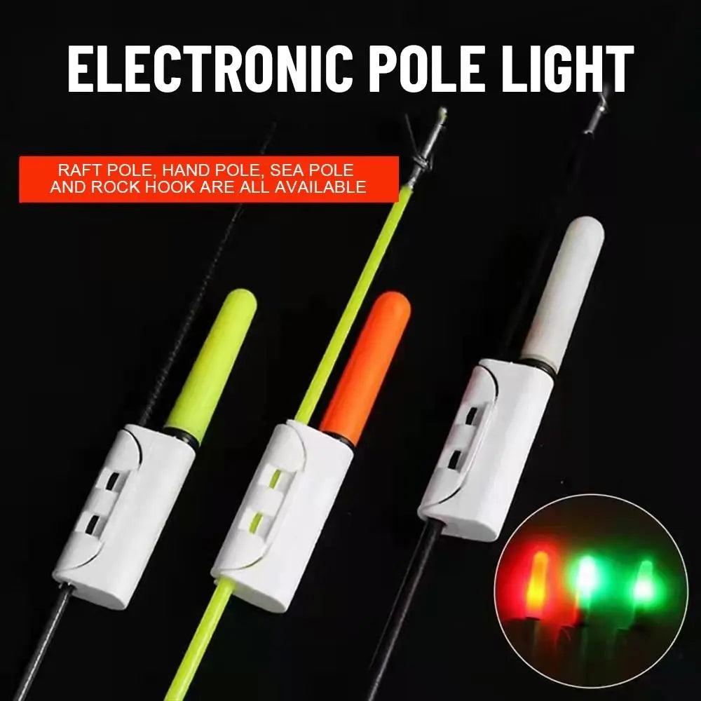 5PCS LED Removable Waterproof Float Night Fishing Tackle Tool Fishing Rod Lighting Stick Electronic Fishing Rod Luminous Stick
