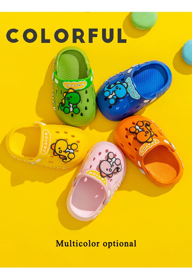 Summer Baby Shoes Sandals for Girls Boy Garden Beach Shoes Mules Baby Girl Cartoon Sandal Infantil for Children's Garden Shoes