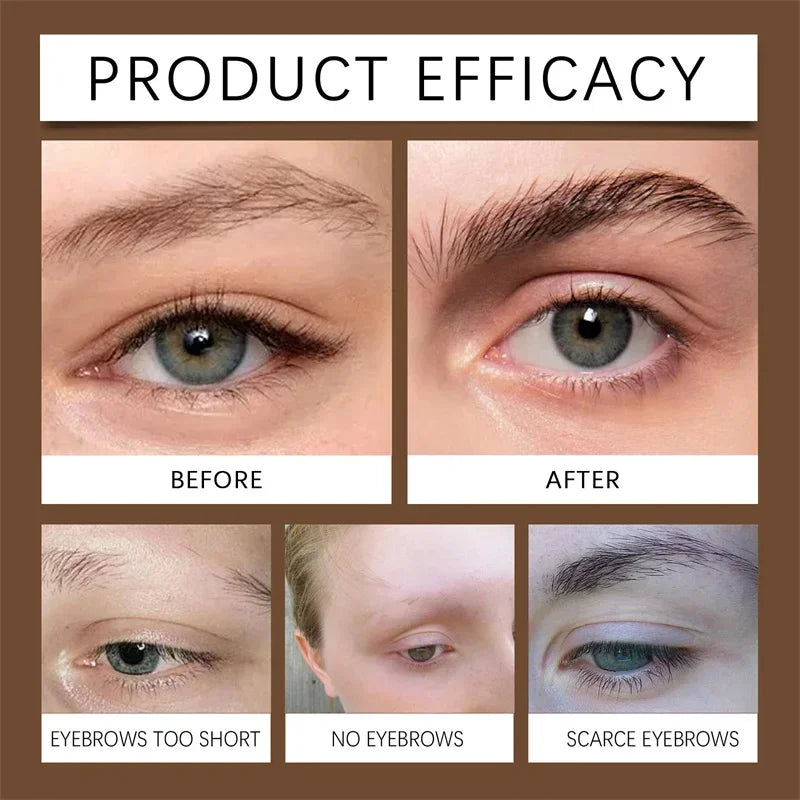 Eyebrow Growth Serum Eyelash Hair Growth Anti Hairs Loss Product Prevent Baldness Fuller Thicker Lengthening Eyebrow Makeup 30ml