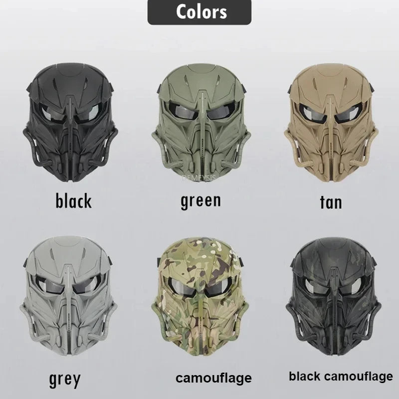 Tactical Full Face Mask Breathable Airsoft Paintball CS Wargame Sports Protective Mask Hunting Shooting Gear Accessoires