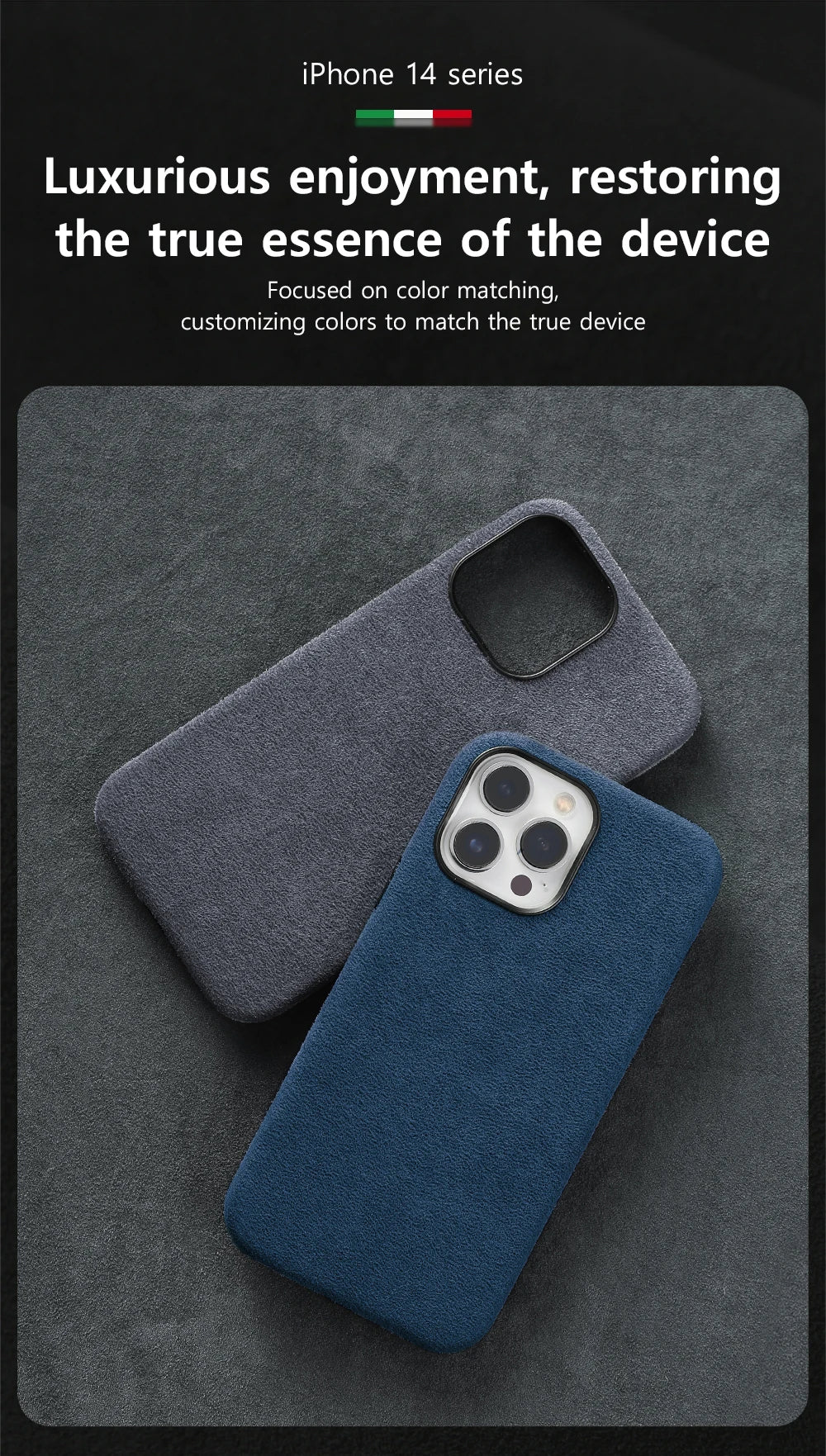 LANGSIDI Brand for Magsafe Phone Case for iPhone 13 mini 13 14 Pro Max 13pro Luxury Fabric protective shockproof fundas