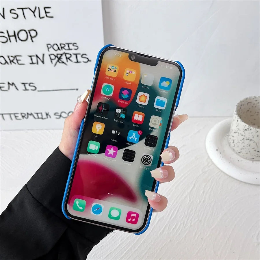 Fashion Brand Luxury Cotton Down Jacket Phone Case For iPhone 15 14 13 12 11 Pro Max Plus  Puffer Case Soft  Shockproof Cover