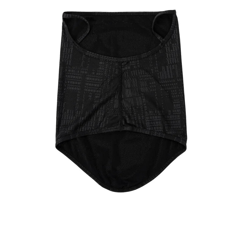 Thin Breathable Quick-dry Outdoor Face Mask Sun Protection Summer Ice Silk Scarf Letter Pullover Neck Warmer