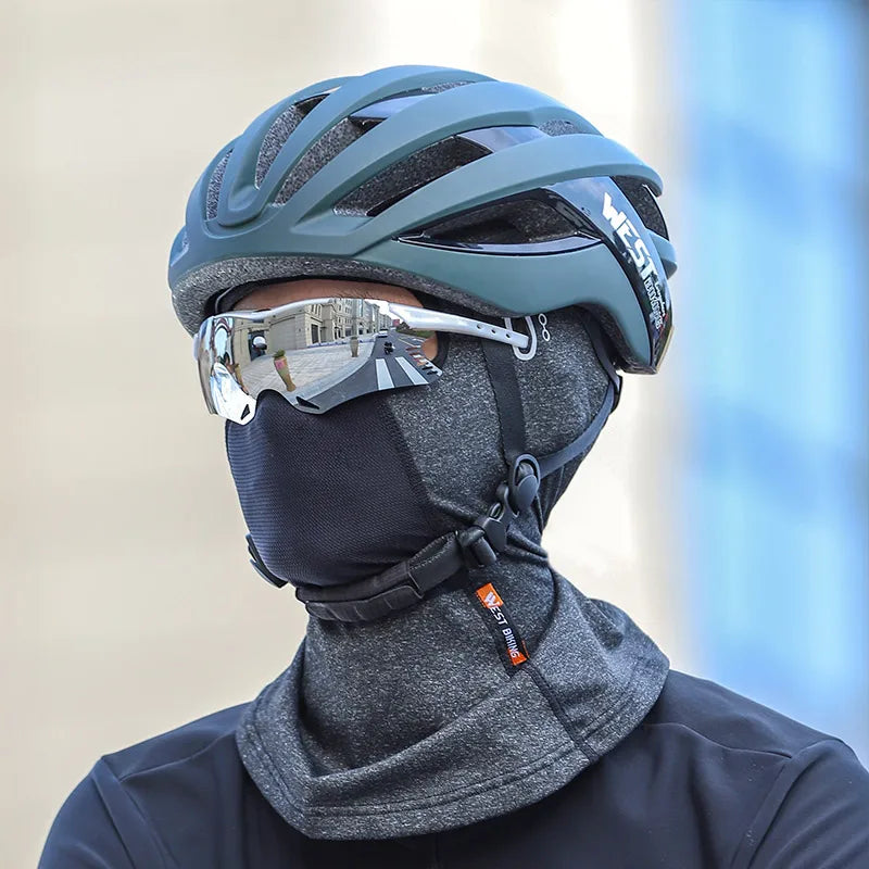 WEST BIKING Full Face Mask Warm Winter Scarf Balaclava Helmet Liner Fishing Skiing Hiking Bike Mask Windproof Breathable Headgea