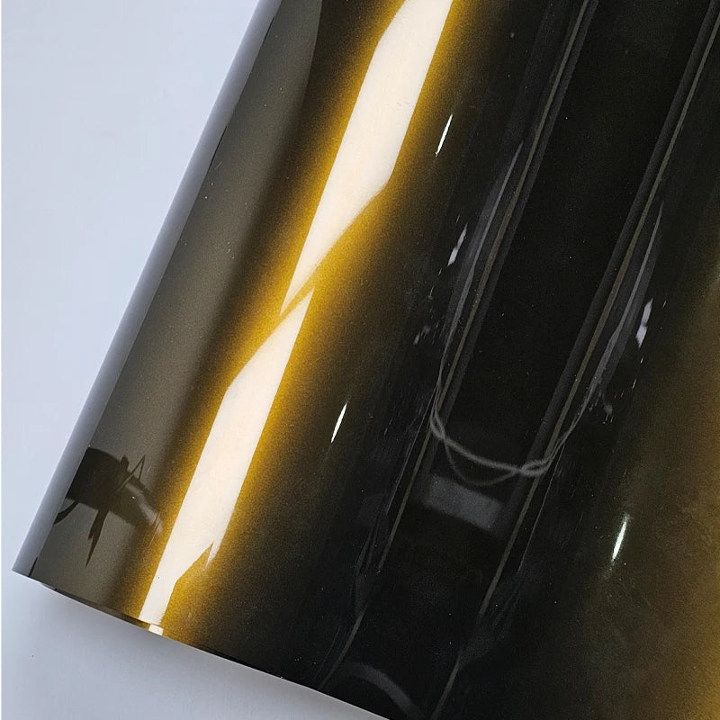 High Glossy pet Covering Voiture Midnight Gold wrapping film Adhesive Vinyl wrap Adhesive Motorcycle Scooter Car Decal Wrapping
