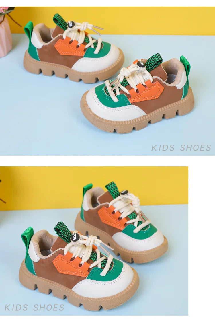 Personalised Flat Heel Children Sneaker Fashion Low Top Kids Shoes Child Leisure Spring Fall tenis Shoes Student Sneakers G10255