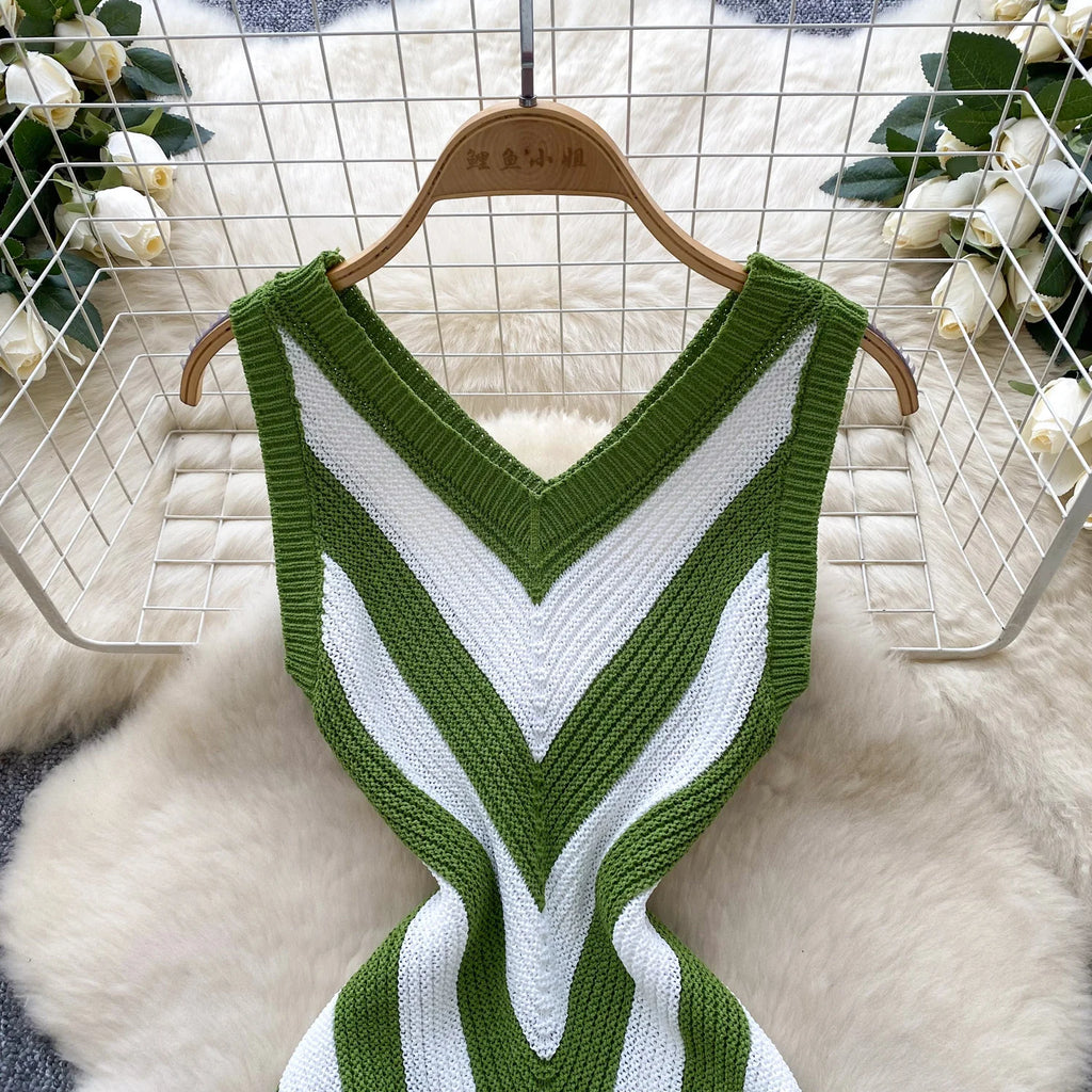 YuooMuoo Chic Fashion Sexy Package Hips Knitted Mini Dress 2025 New Summer Women Y2K Irregular Bodycon Party Dress Streetrwear