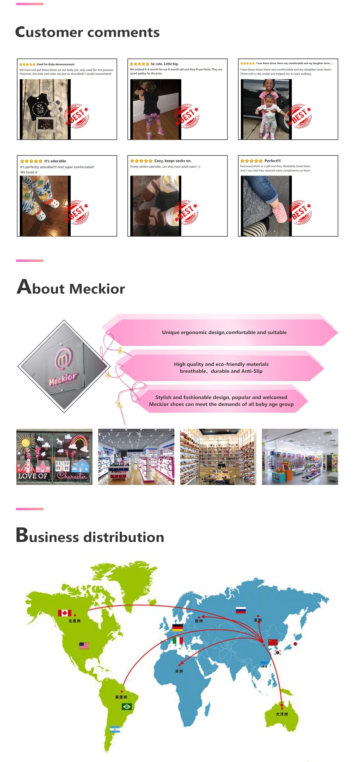 Meckior Summer Sandals Baby Boy Girl Shoes Fluff Baby Girl Slipper Animals Flower Anti-Slip First Walkers Crib Shoes