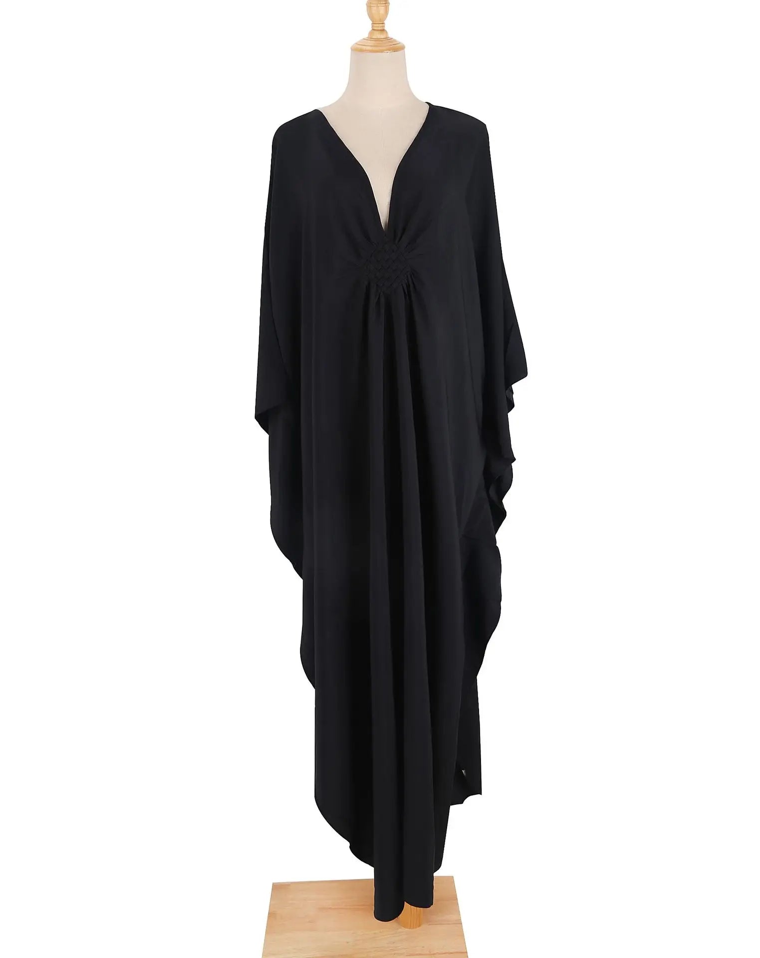 Cover Up Women's Casual Kaftan Plus Size Beach Outfits  Dress Batwing Sleeve Bathing