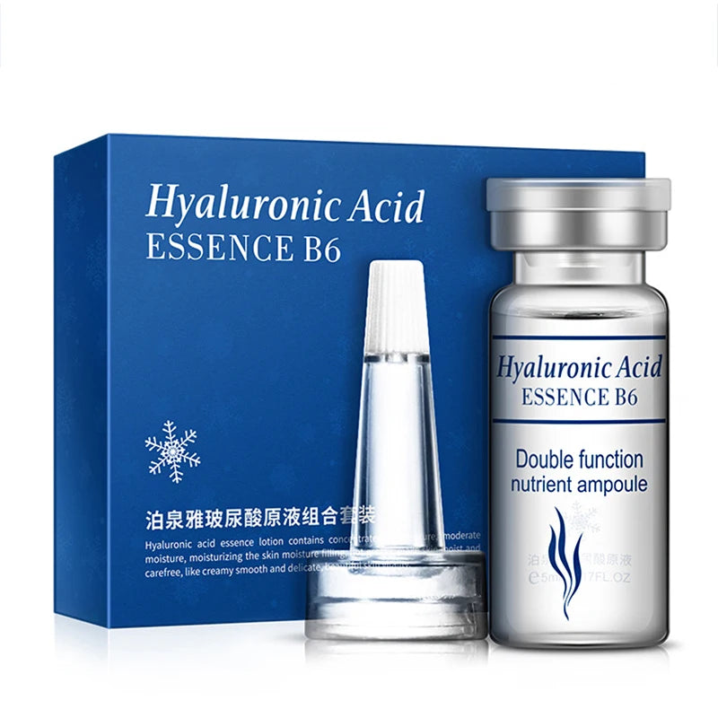 BIOAQUA 5ml Facial Hyaluronic Acid Vitamins C Essence Moisturizing Hydration Skin Rejuvenation Spa Skincare Beauty