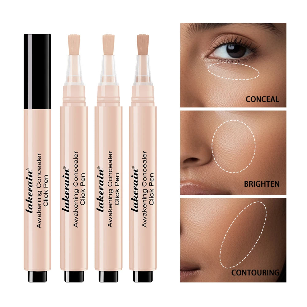 Awakening Concealer Click Pen Brighten， long-lasting ，Hight Coverage Hybrid ，Skincare and Concealer Pen  Makeup
