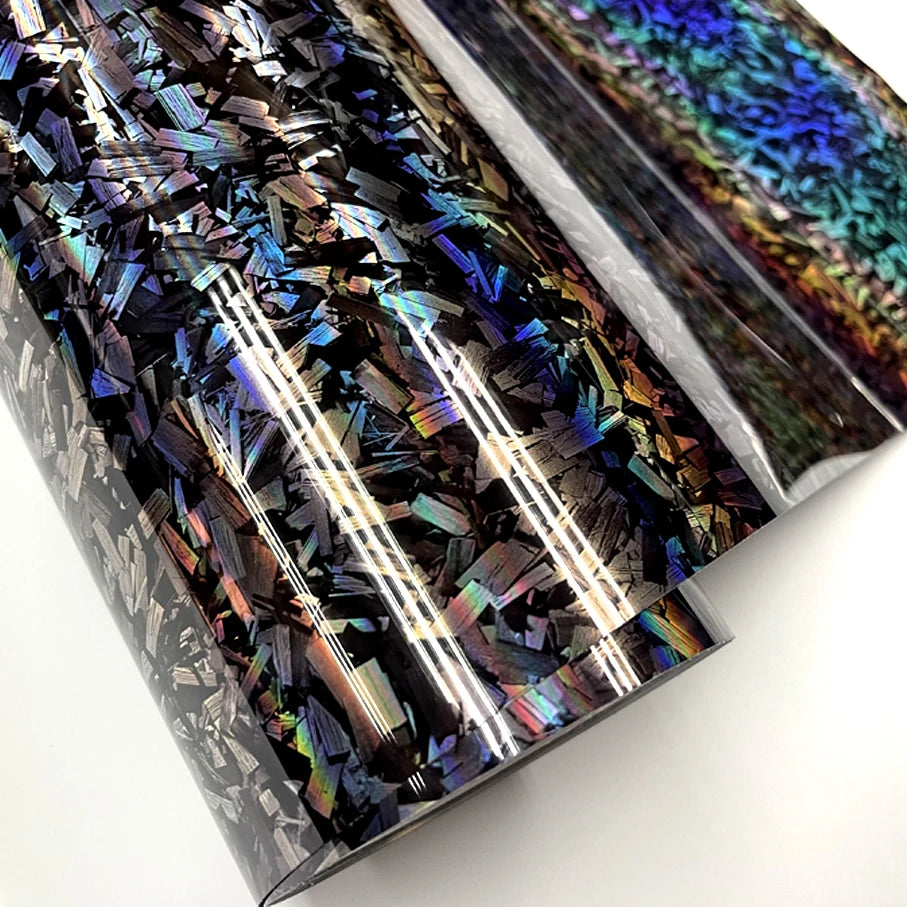 50cm*100cm PET Glossy Carbon Fiber Forged Black blue Red Vinyl Wrap Films Car Motorcycle Self Adhesive Body Film Stickers Auto