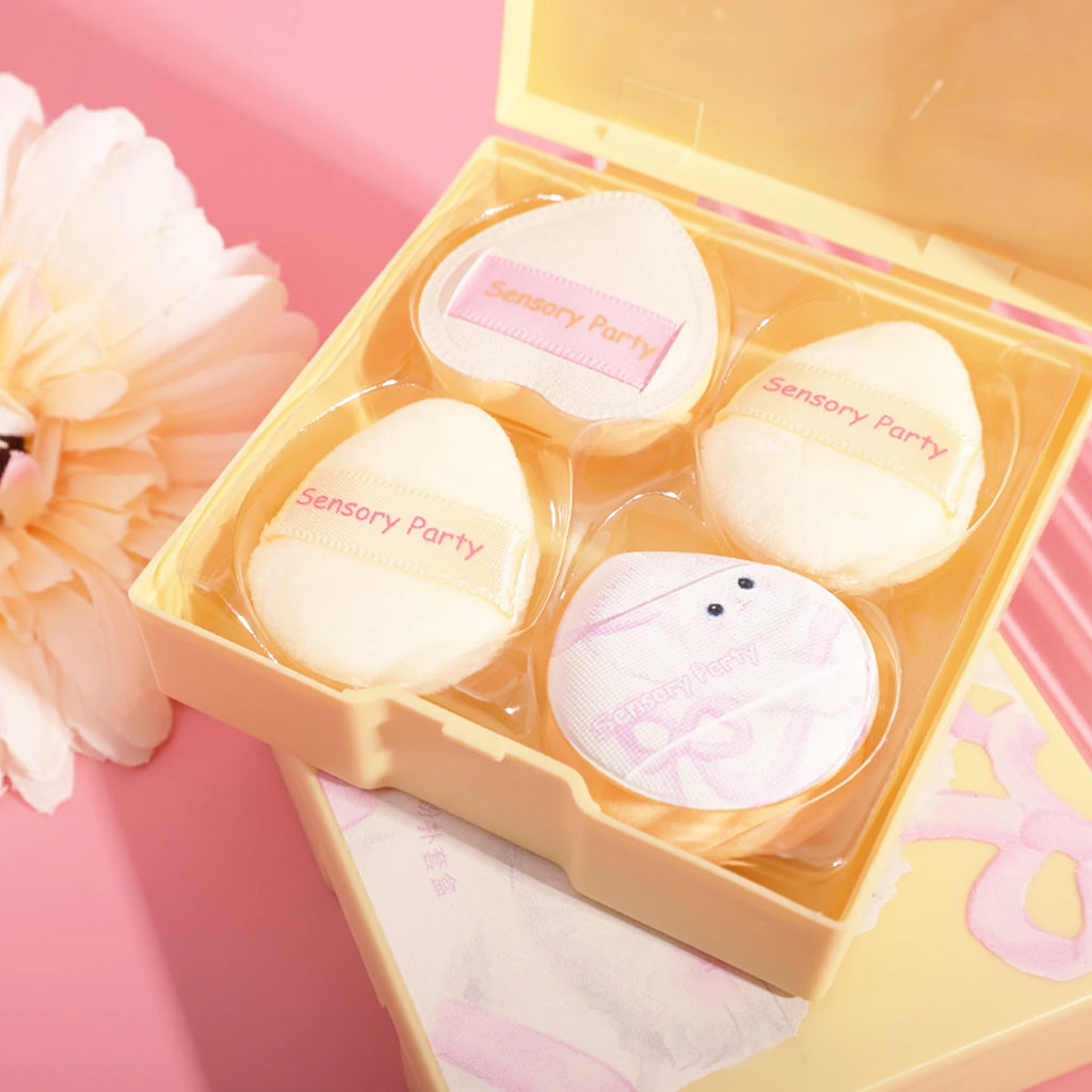 5pcs Mini Makeup Puffs Professional Finger Cosmetic Air Cushion Sponge Powder Puff Foundation Detail  Make Up Sponge Beauty Tool