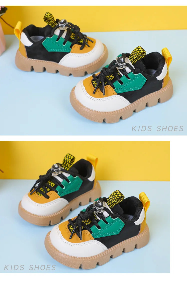 Personalised Flat Heel Children Sneaker Fashion Low Top Kids Shoes Child Leisure Spring Fall tenis Shoes Student Sneakers G10255